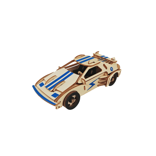 Raceauto streep - Assemblr