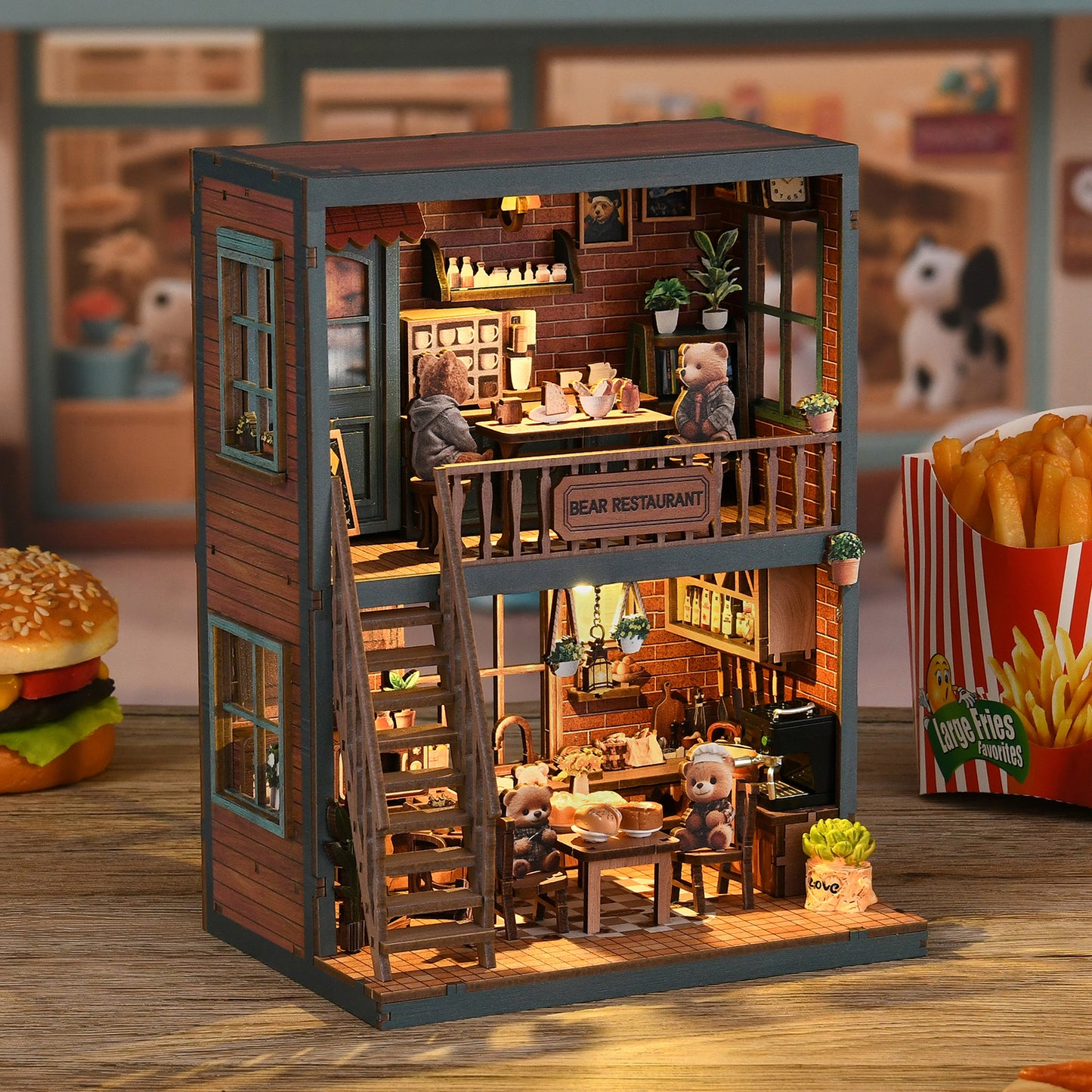 Berenrestaurant – detailfoto