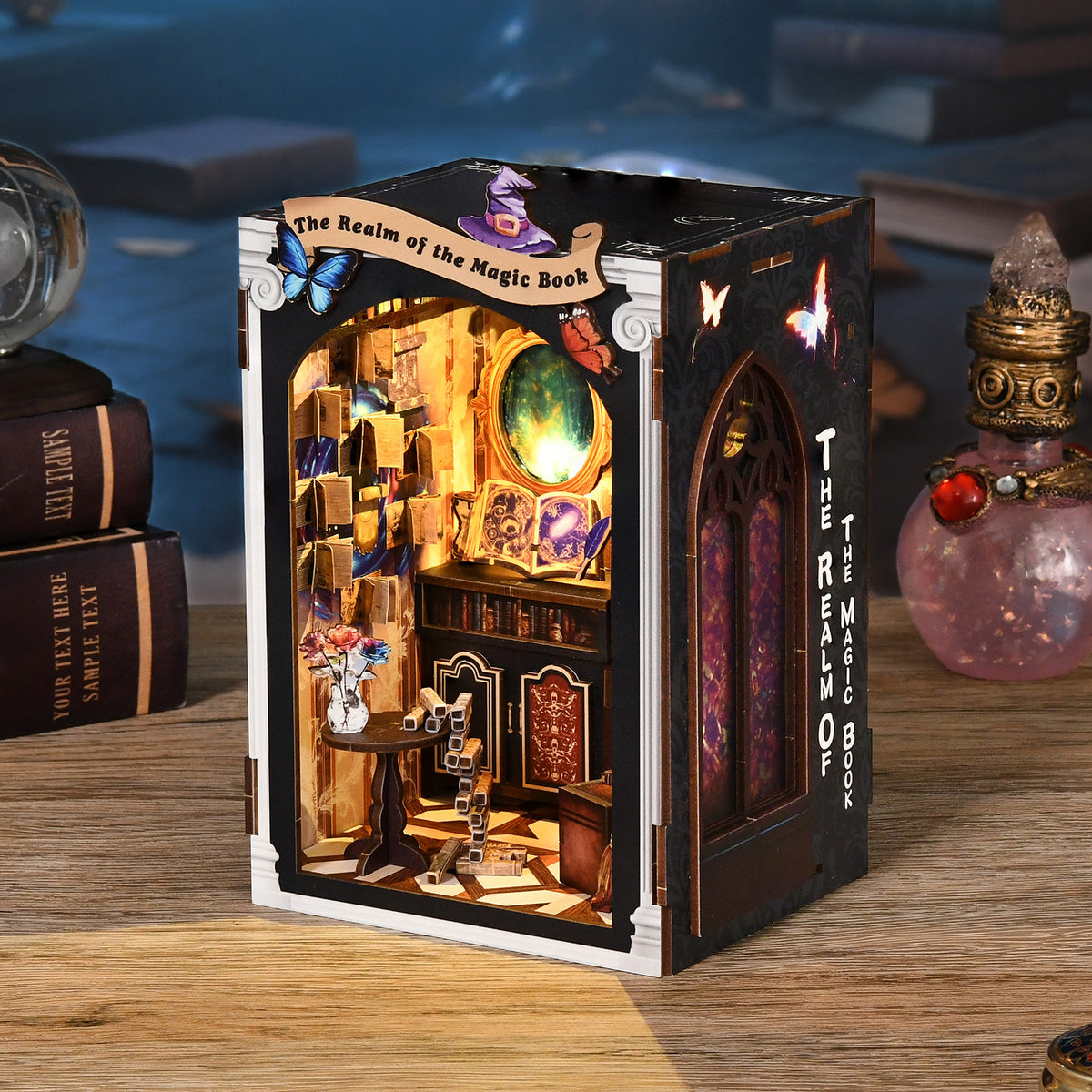 Realm of the Magic Book – verlichting en sfeer