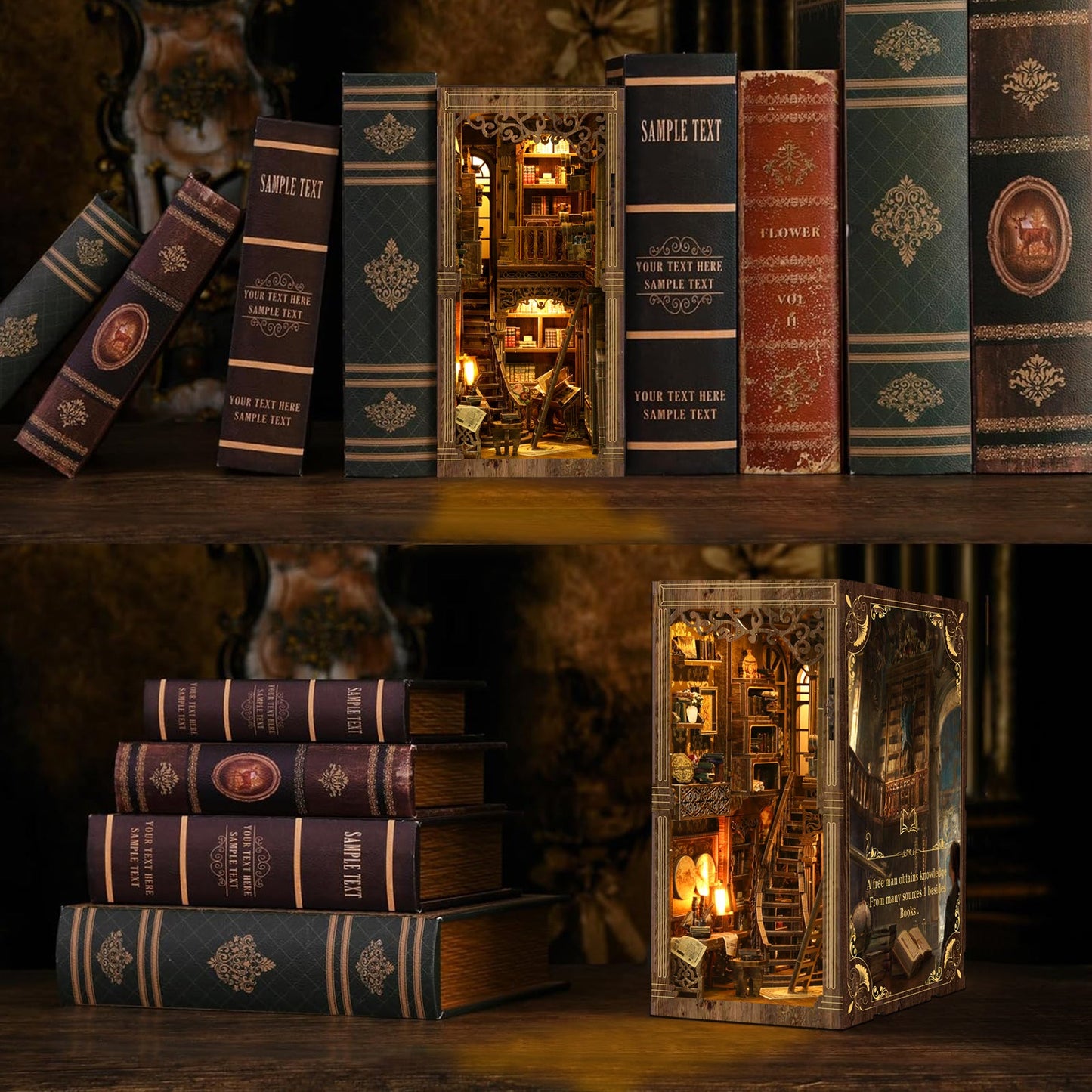 Booknook Antique library - Assemblr