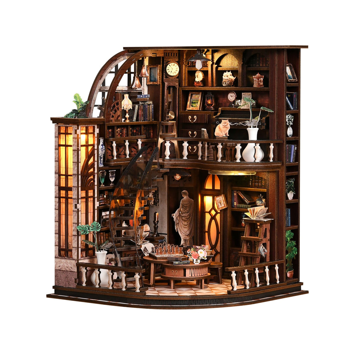 Miniatuur bouwpakket Bacchus Bookstore - Assemblr