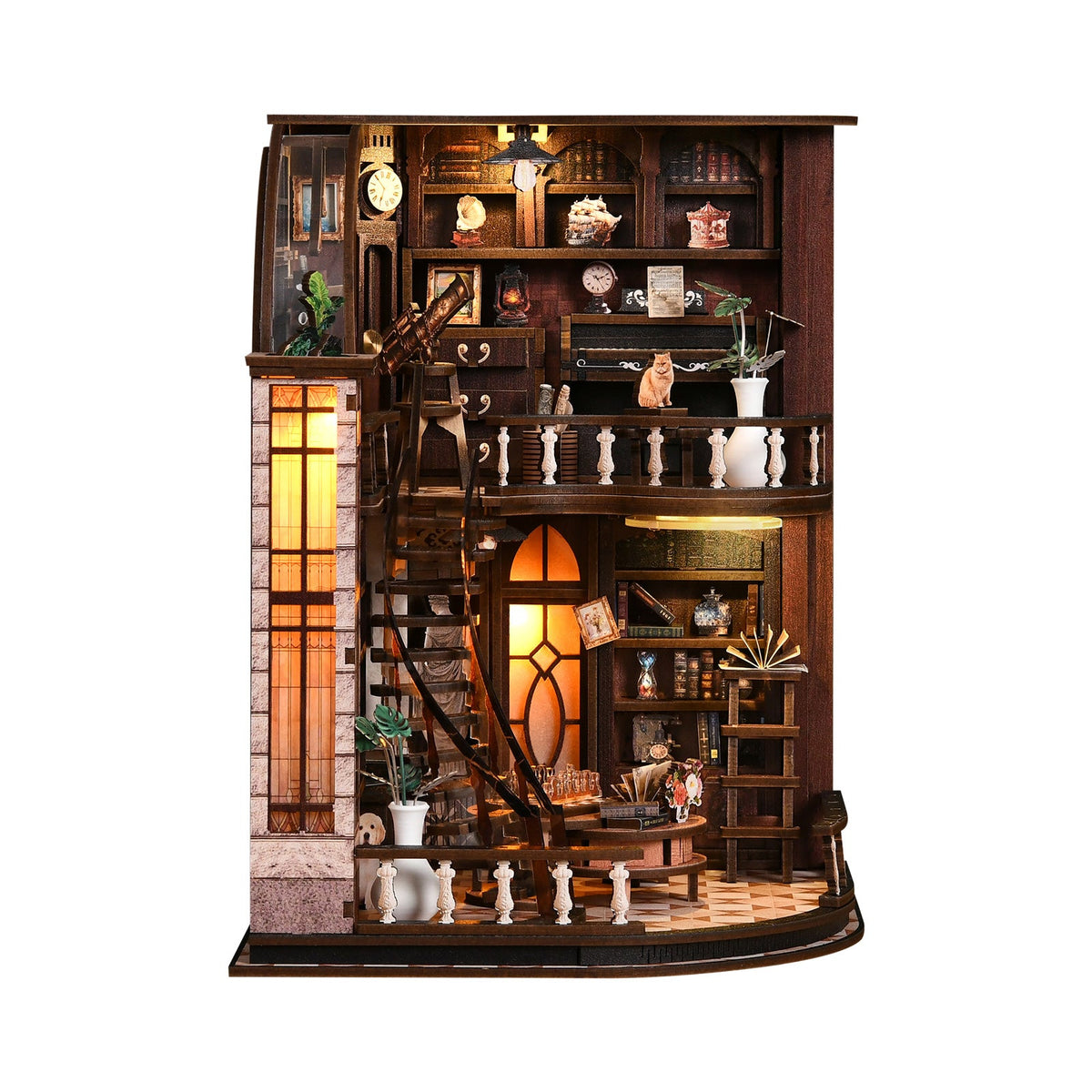 Miniatuur bouwpakket Bacchus Bookstore - Assemblr