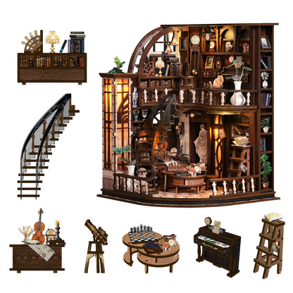 Miniatuur bouwpakket Bacchus Bookstore - Assemblr