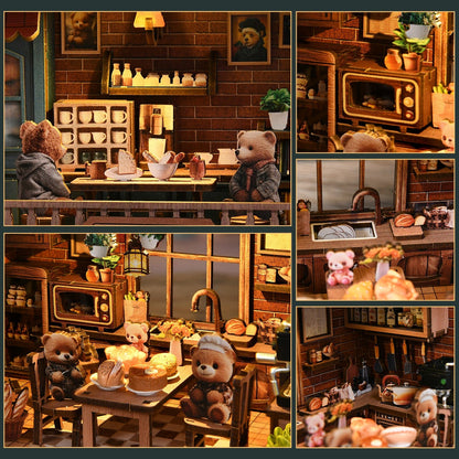 Miniatuur bouwpakket Berenrestaurant - Assemblr