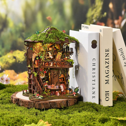 Miniatuur bouwpakket Forest Tea Book Club - Assemblr