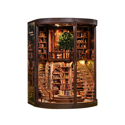 Miniatuur bouwpakket Wisdom Rings Library - Assemblr