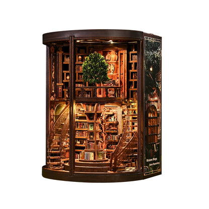 Miniatuur bouwpakket Wisdom Rings Library - Assemblr