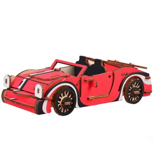 Raceauto rood - Assemblr